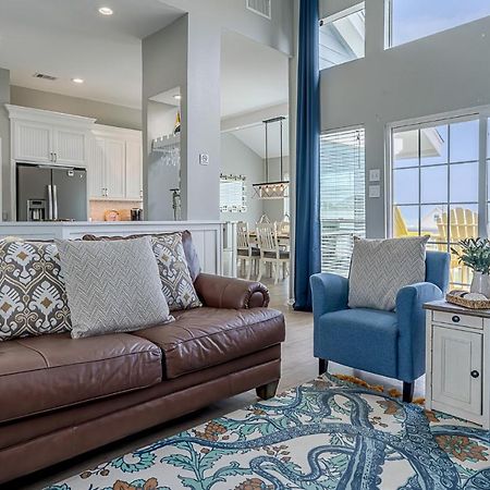 Hot Tub - Ocean Views - Steps To Private Beach - Quiet Location Galveston Exterior photo